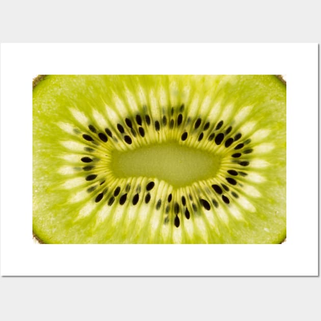 Delicious Kiwi summer fruit Wall Art by All About Nerds